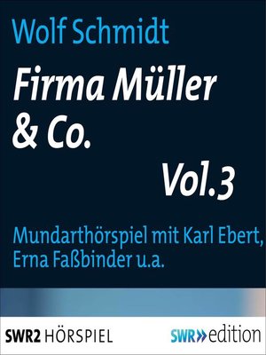 cover image of Firma Müller & Co. Volume3